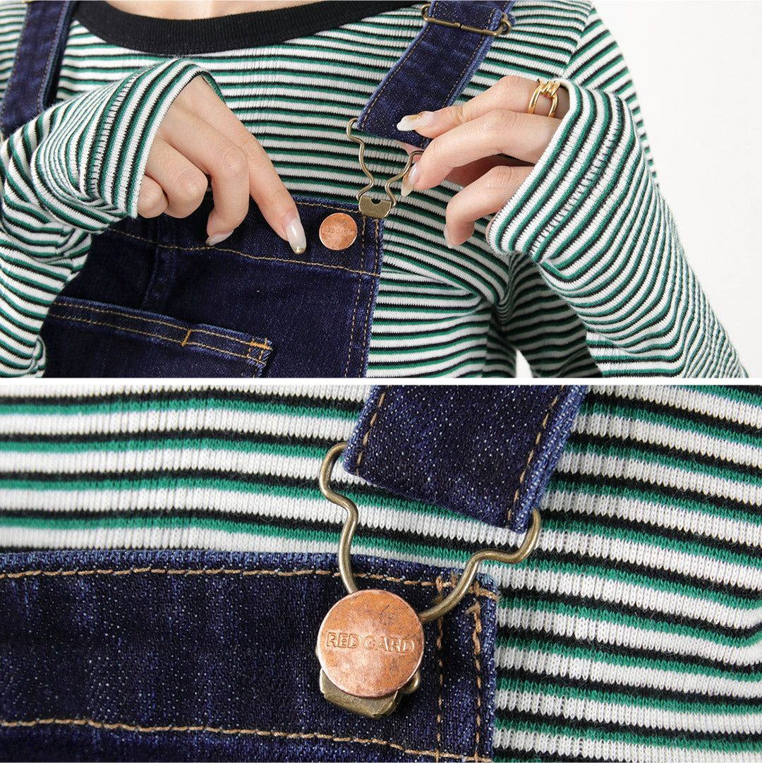 50％OFF】RED CARD（レッドカード） Lauryn スリム オーバーオール