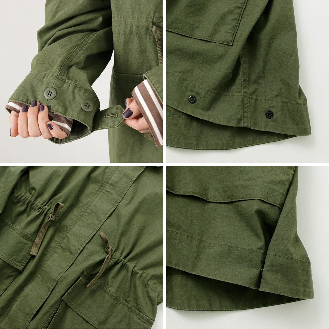 50％OFF】JOHNBULL（ジョンブル） 硫化 リップ ミリタリーモッズコート