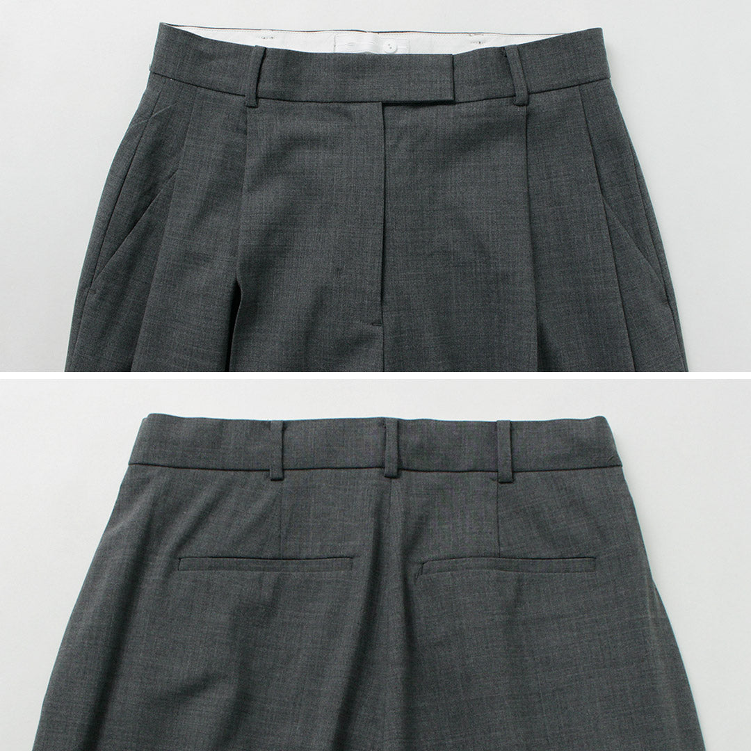 ETRE TOKYO（エトレトウキョウ） ウエストアジャスタブル タックワイド