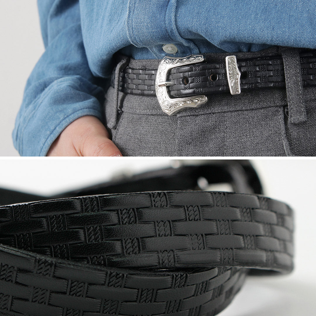 20％OFF】TORY LEATHER（トリーレザー） 3/4インチ ウエスタンベルト