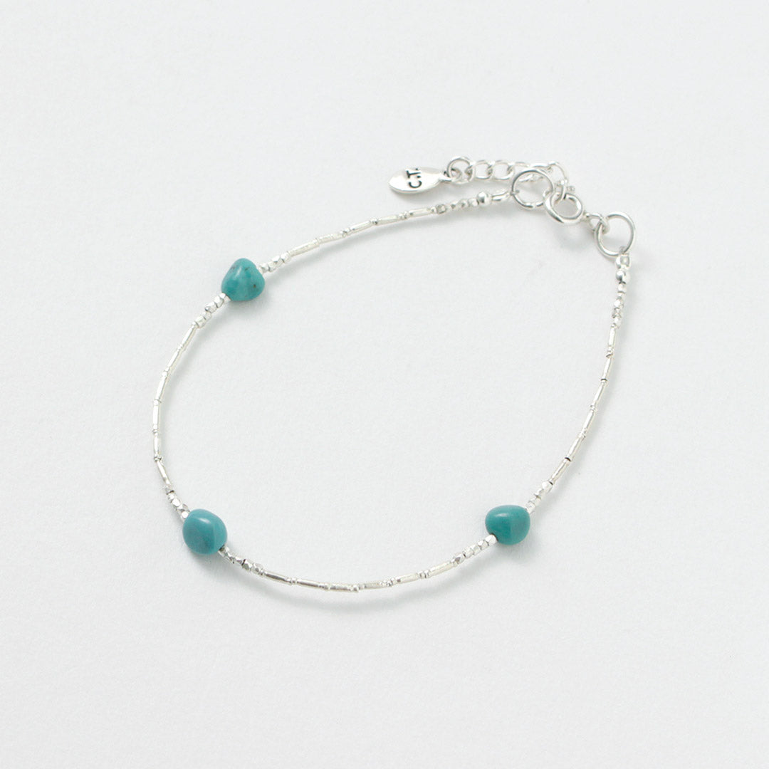 CHALISA T..（チャリッサ・ティー） カレンシルバー ターコイズ ビーズ
