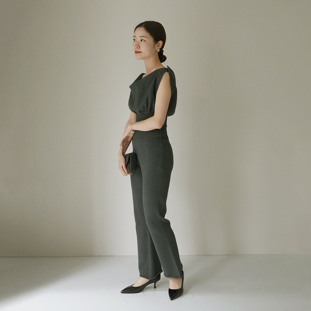 ETRE TOKYO（エトレトウキョウ） マルチウェイニットパンツ 1224220037