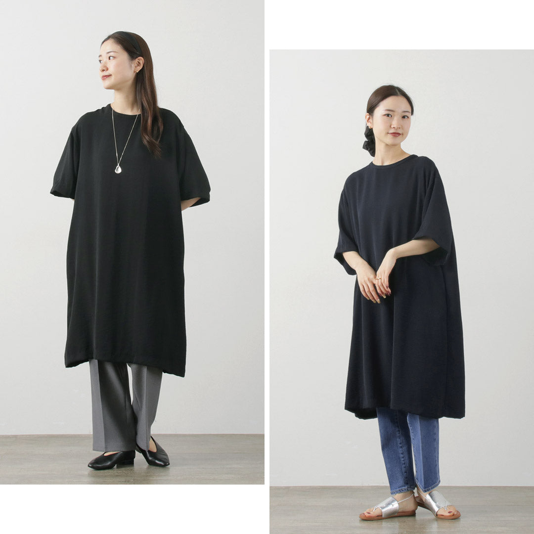 mizuiro ind（ミズイロインド） Aライン ワイドスリーブ OP｜ROCOCO