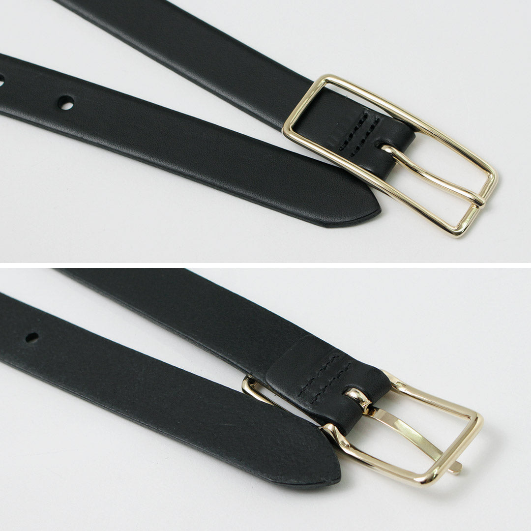 SHINZONE（シンゾーン） スレンダーレザーベルト / レディース 革 本革