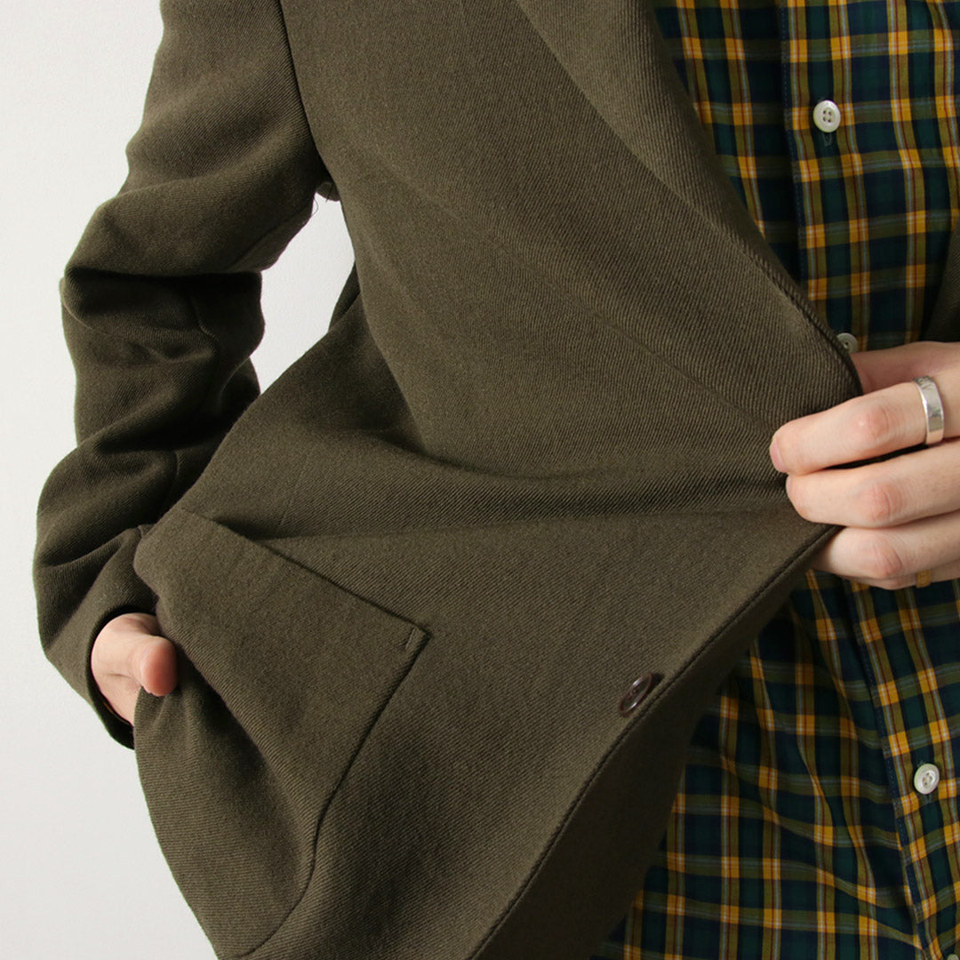 FUJITO（フジト） ナウン 2Bジャケット ウールサージ / メンズ