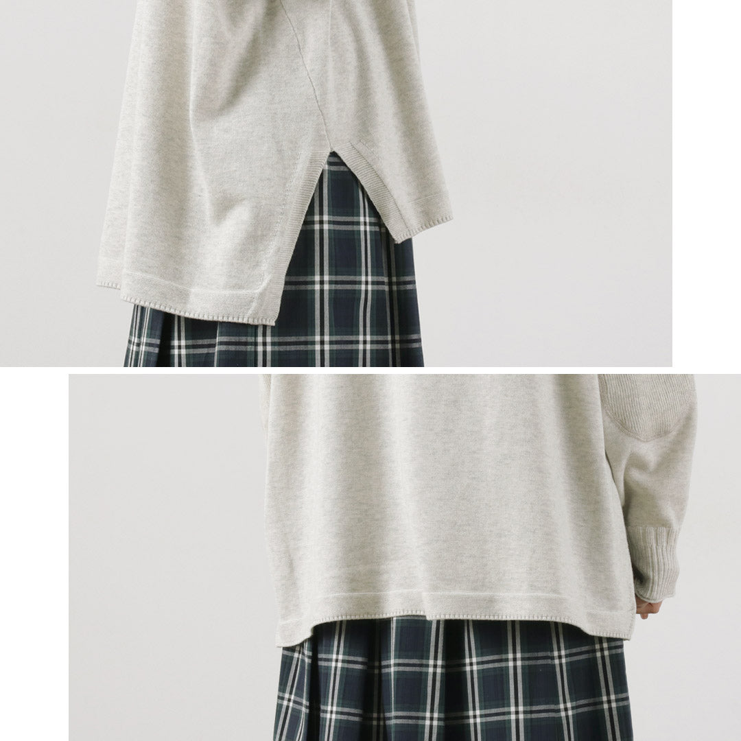 TUMUGU（ツムグ） ランダムリブニット ビッグプルオーバー