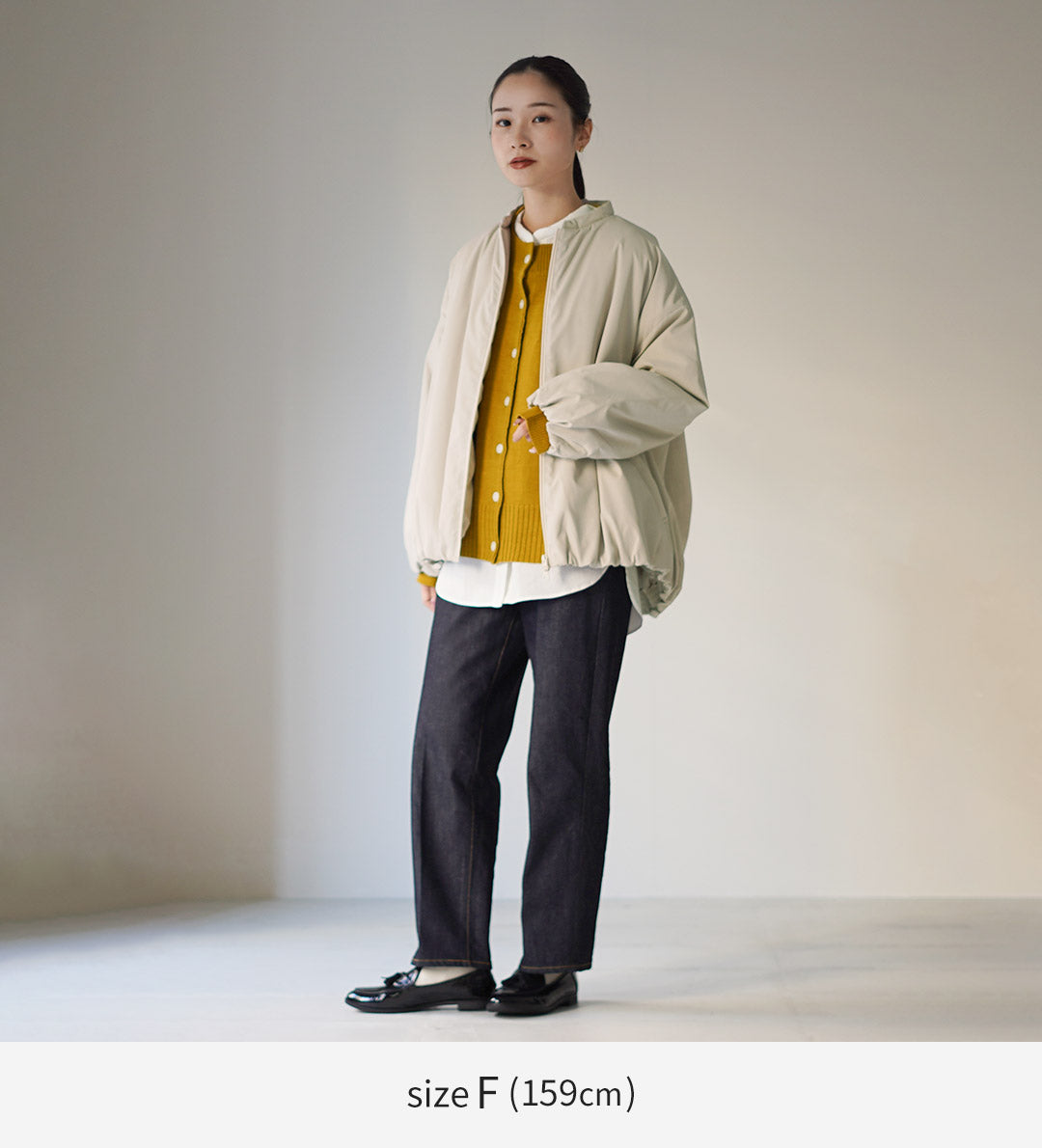 MAO MADE（マオメイド） ヴィンテージツイル スタンドカラー