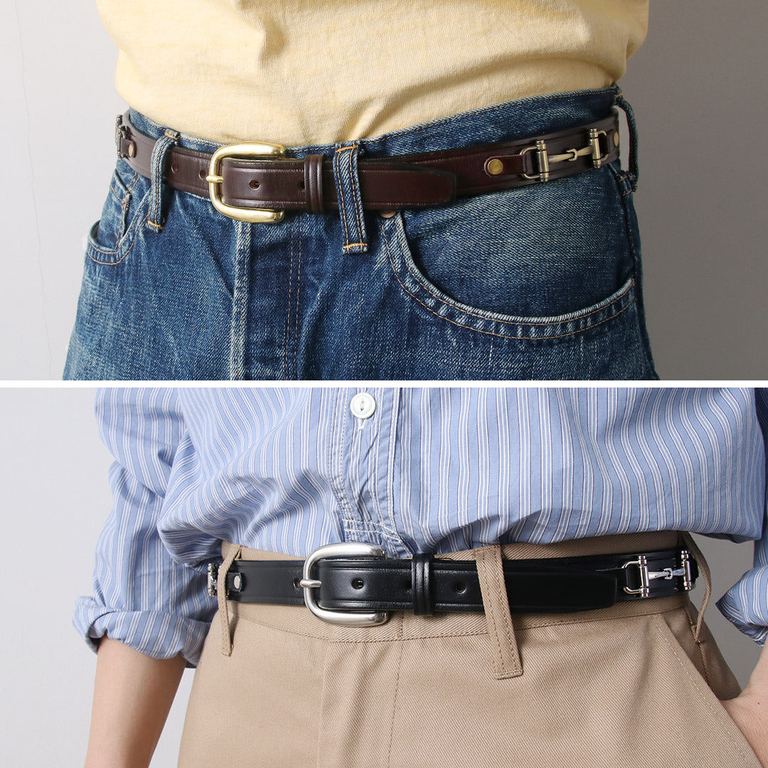 TORY LEATHER（トリーレザー） ビットベルト / メンズ 本革 細め