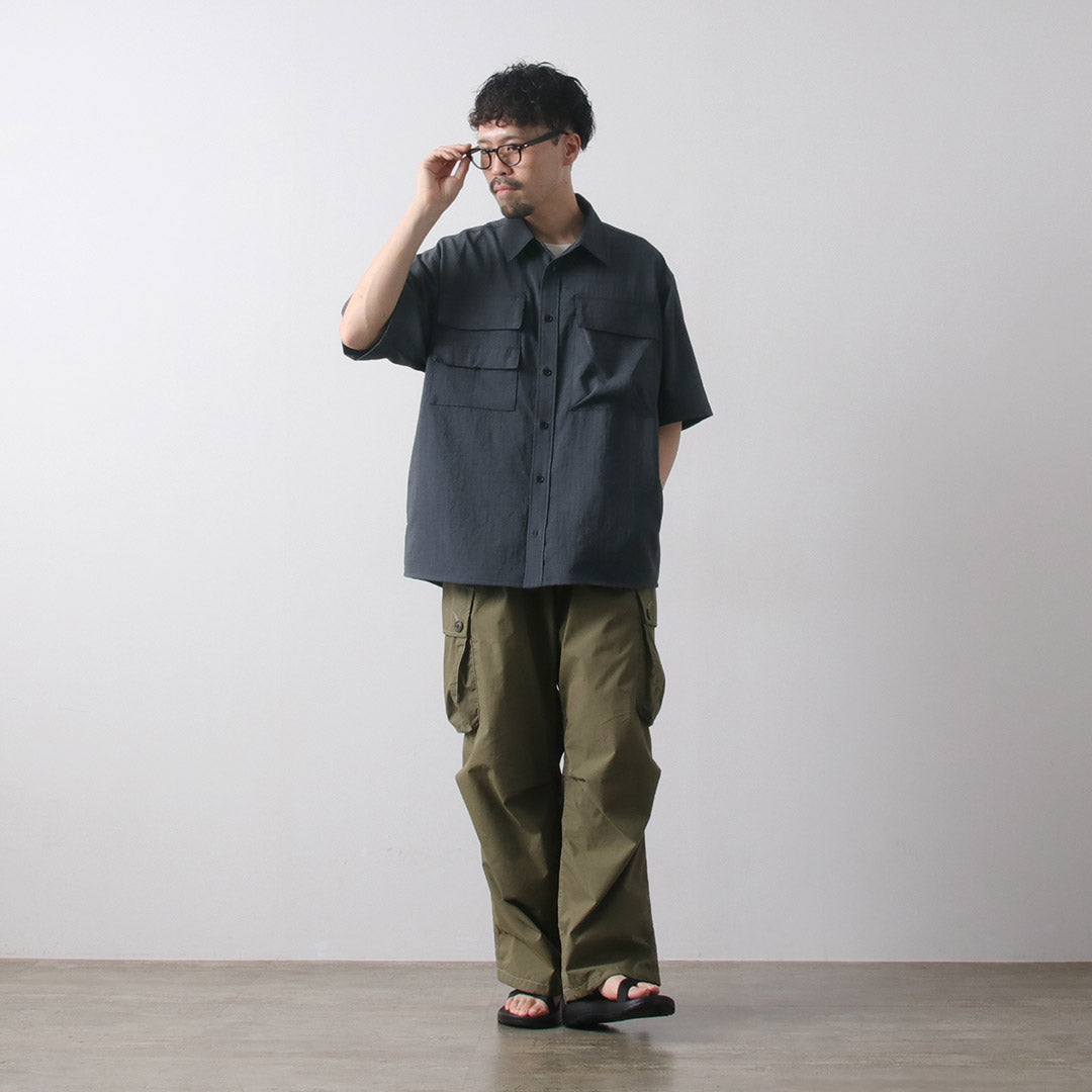 JUGEM（ジュゲム）ドライ カーゴシャツ / 半袖 吸汗 速乾 軽量 伸縮