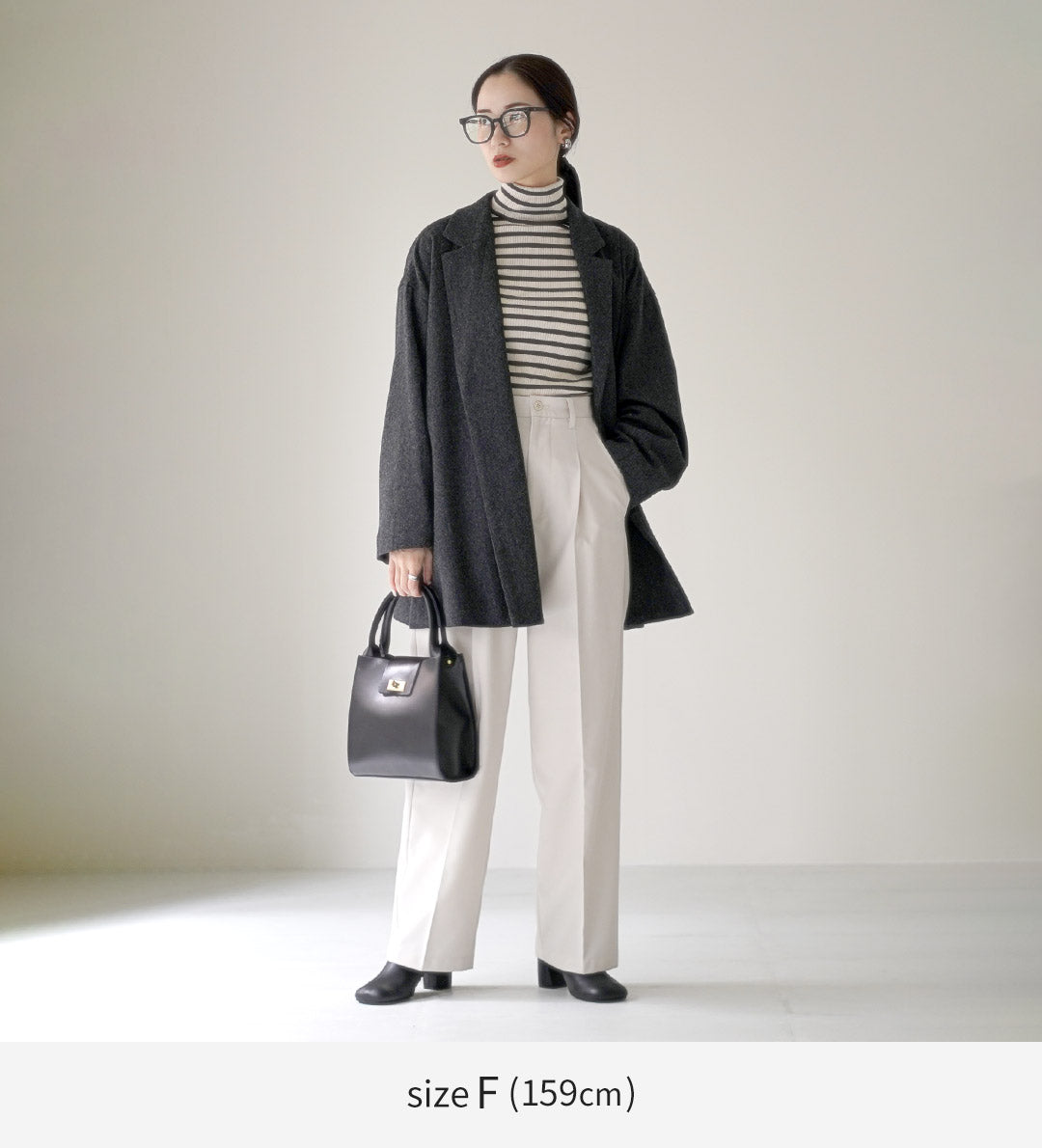 mizuiro ind（ミズイロインド） ウールブレンド テーラード ジャケット