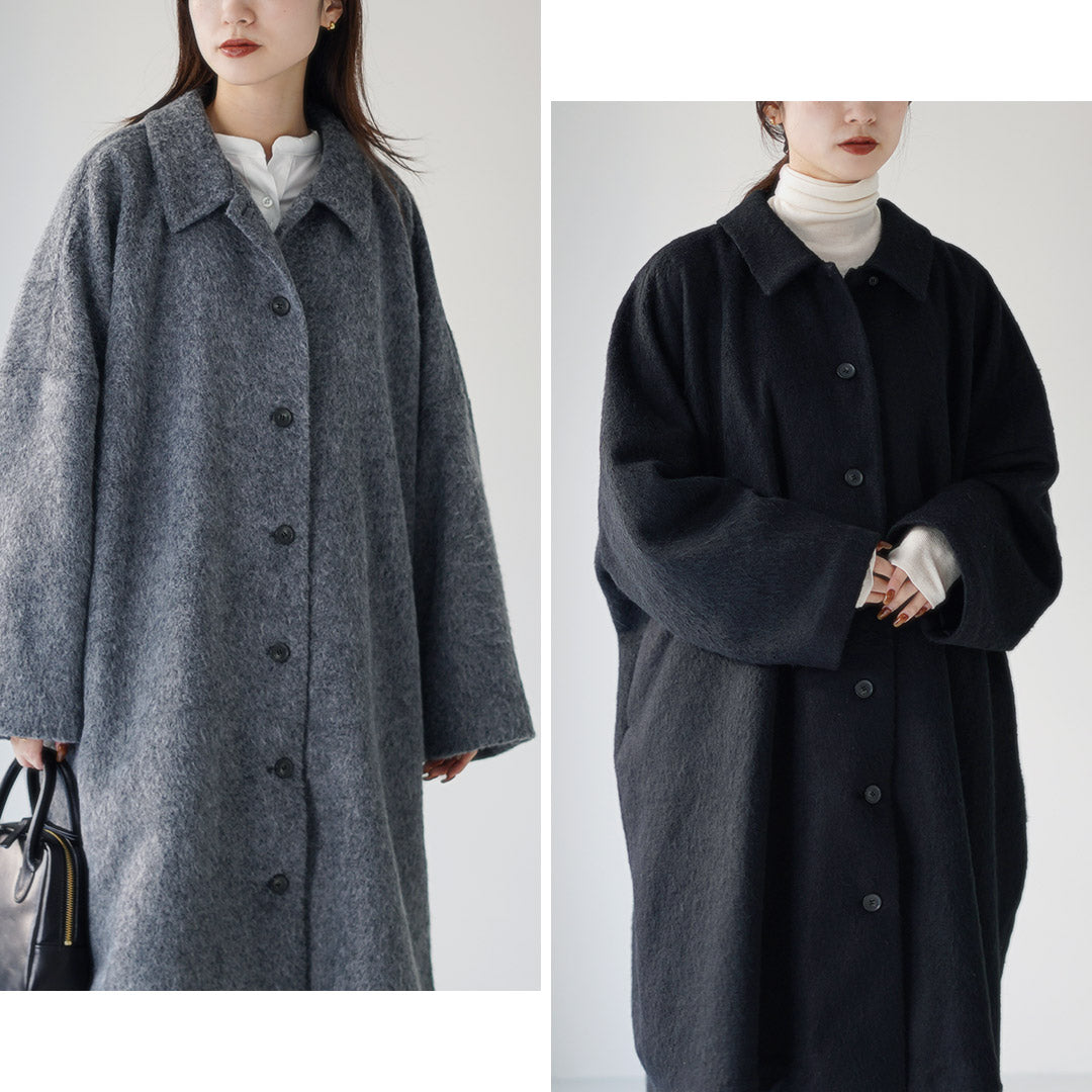 mizuiro ind（ミズイロインド） ワイドシャツ コートジャケット
