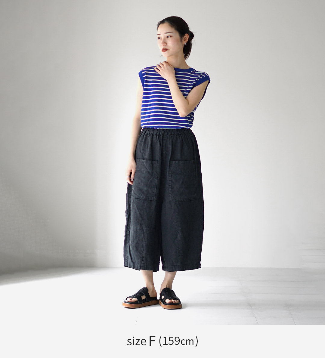 TUMUGU（ツムグ） ソリトリネン（1） 8分丈パンツ / レディース