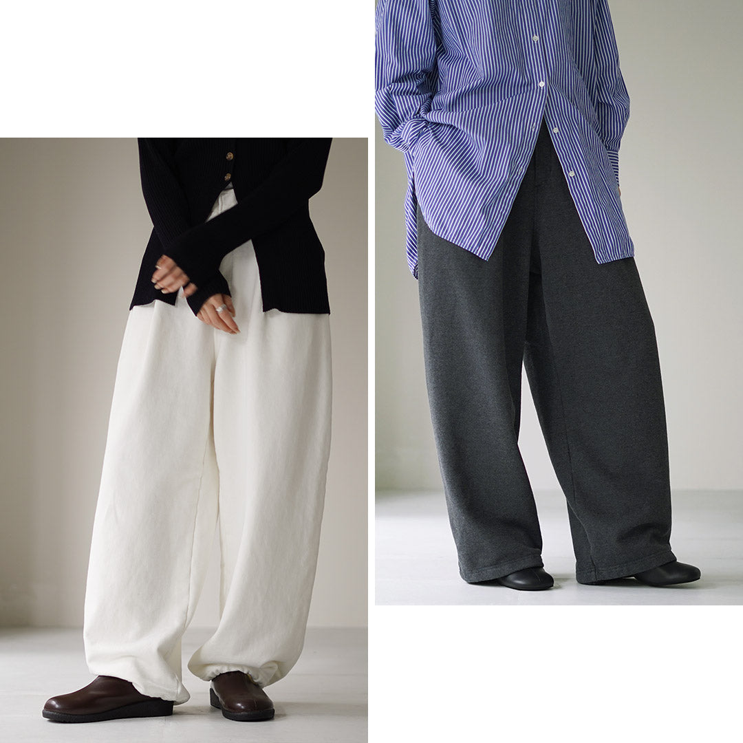 ETRE TOKYO（エトレトウキョウ） 1225120034-0 スウェットタックパンツ