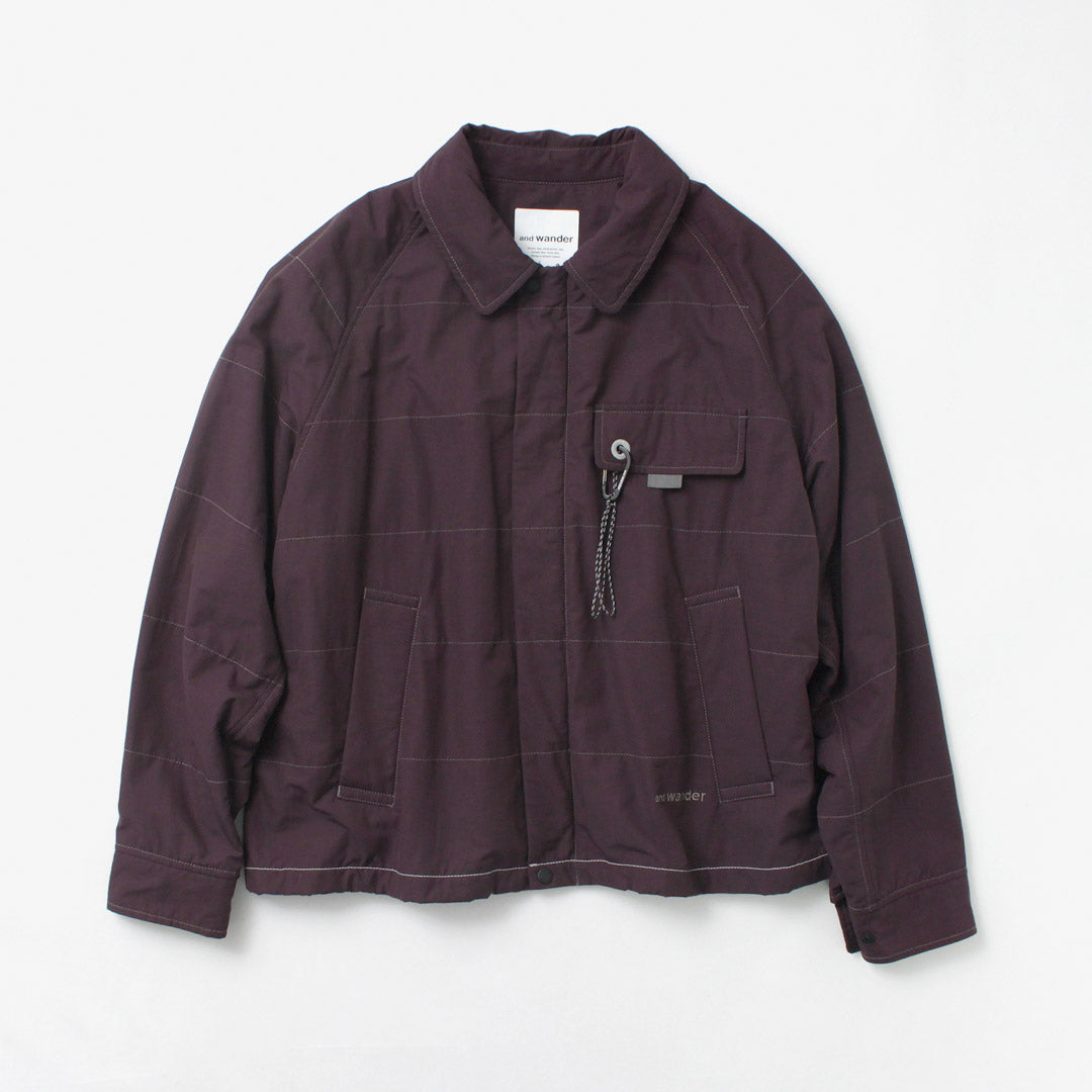 AND WANDER（アンドワンダー） コットンナイロン オクタ スイング