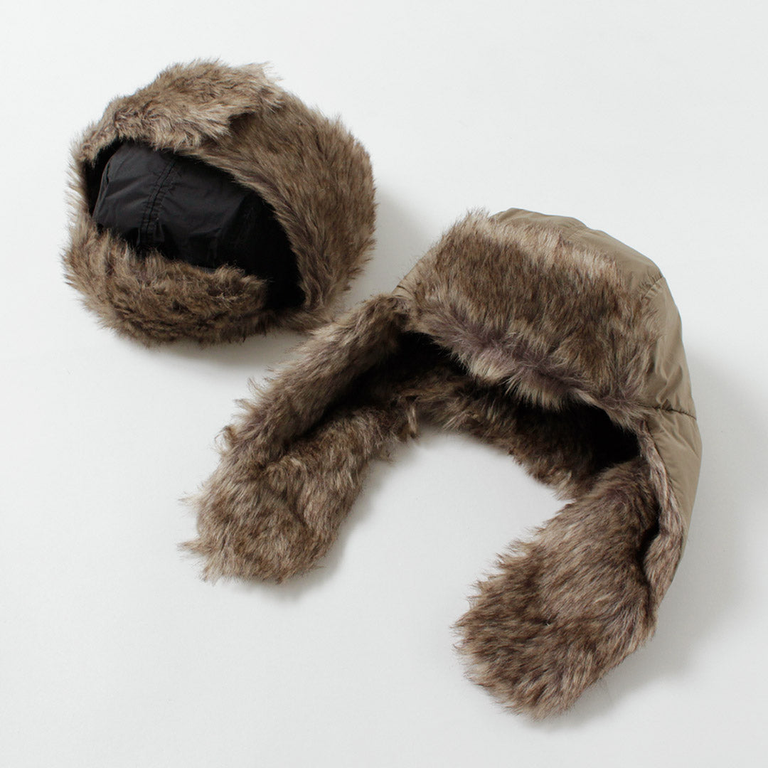 NANGA フライトキャップ オリーブ NANGA（ナンガ） ニット帽 ニット