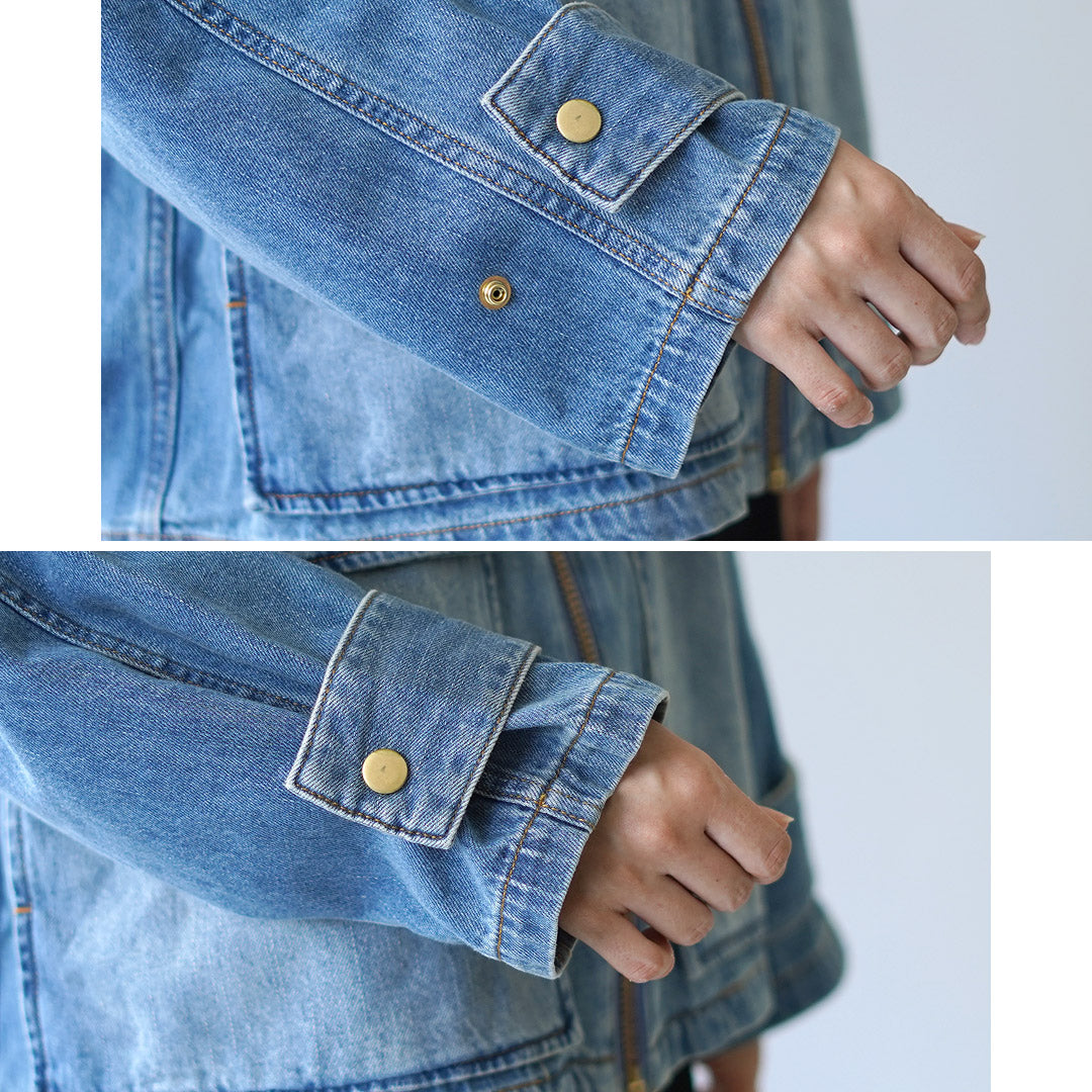 CYAN TOKYO（シアン トーキョー） BIGポケット デニムZIP ブルゾン