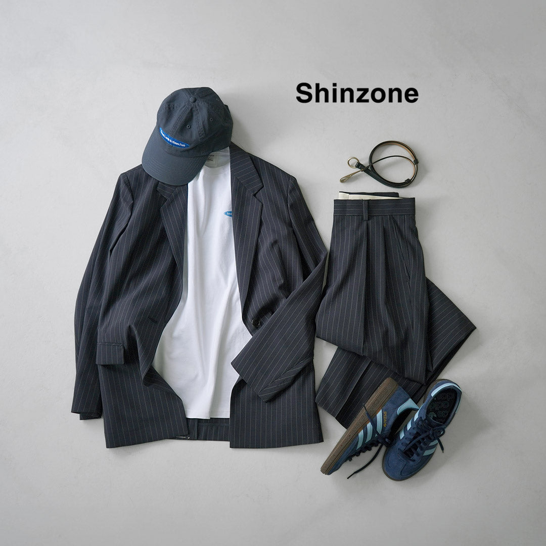 SHINZONE（シンゾーン） ストライプ クライスラー ジャケット 日本製