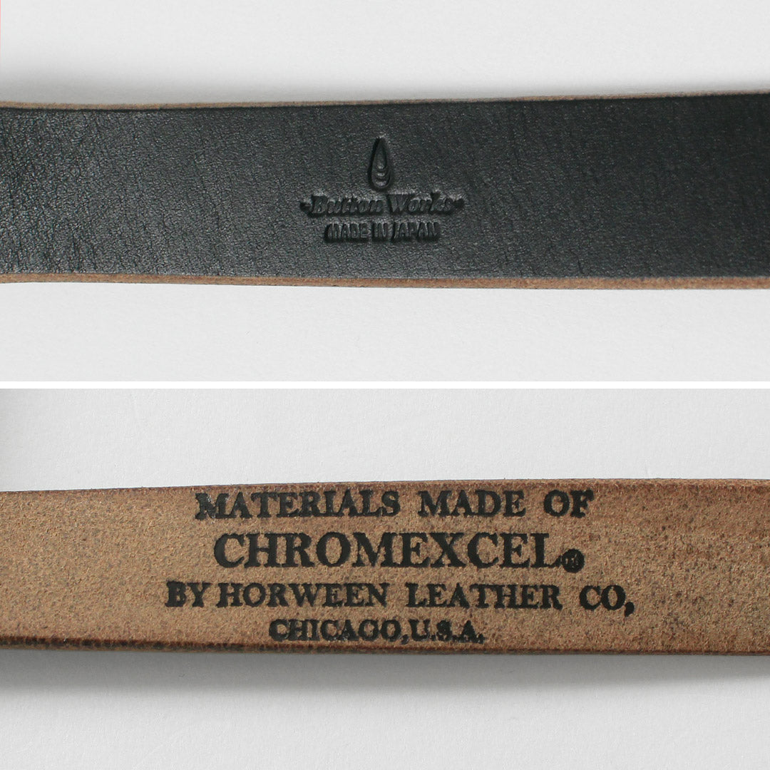 BUTTON WORKS（ボタンワークス） 別注 N＆J ウェスタンベルト ナロー