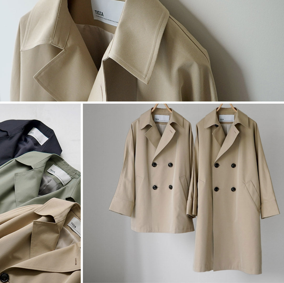 TICCA（ティッカ） テント トレンチコート 日本製 / レディース