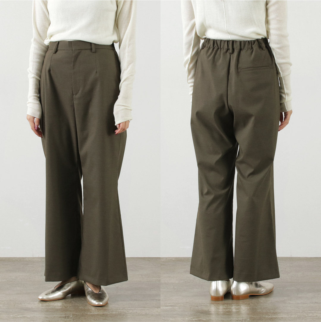 50％OFF】MIDIUMISOLID（ミディウミソリッド） ハイウェスト フレア