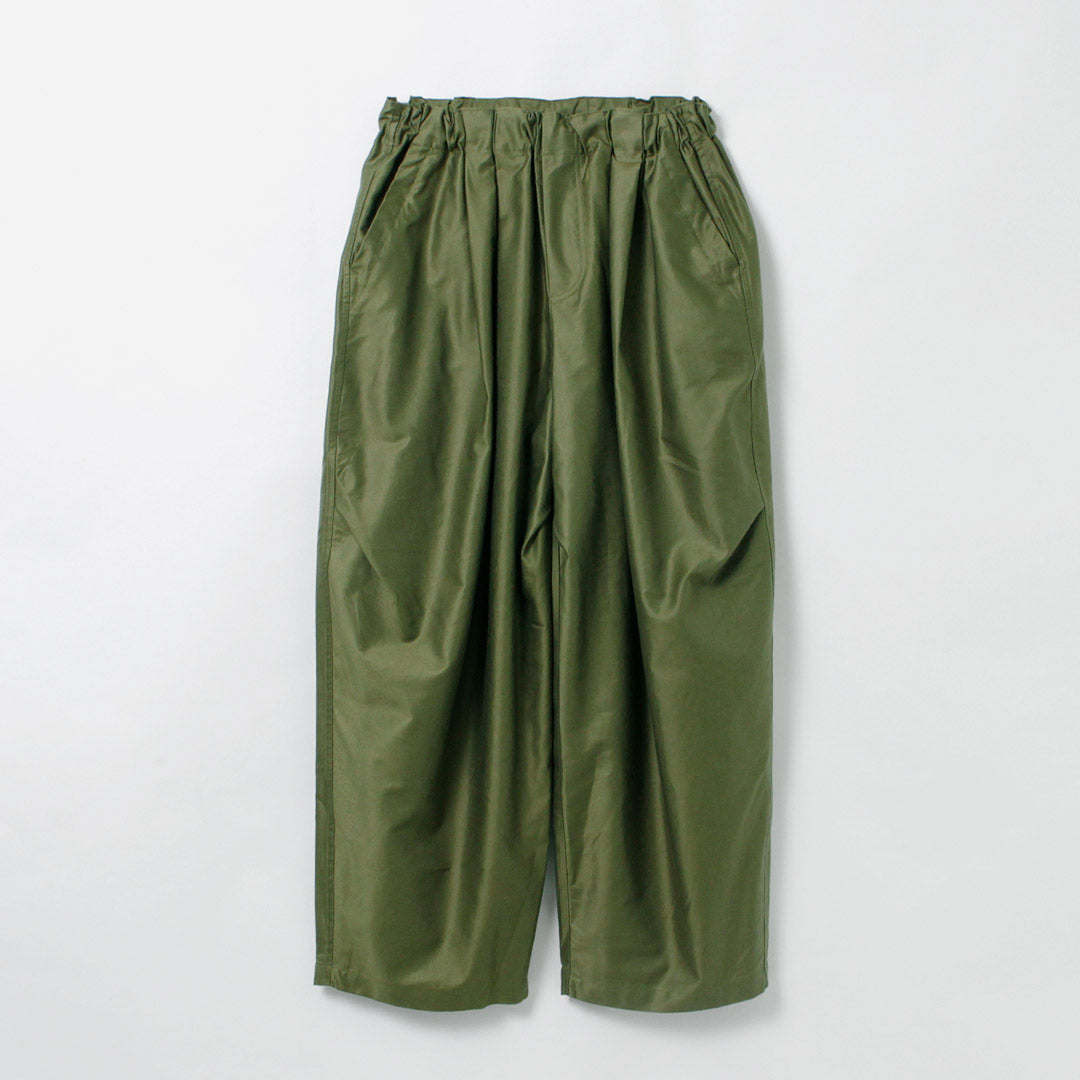 mizuiro ind（ミズイロインド） モールスキン ワイドカーゴパンツ