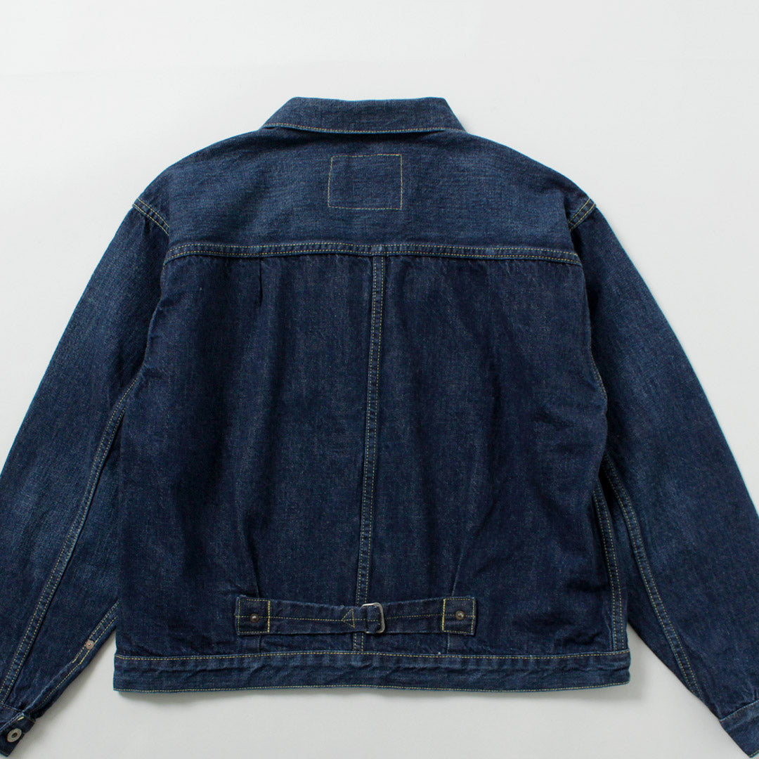 REMI RELIEF（レミレリーフ） 12ozデニム 大戦モデルGジャン ブルー