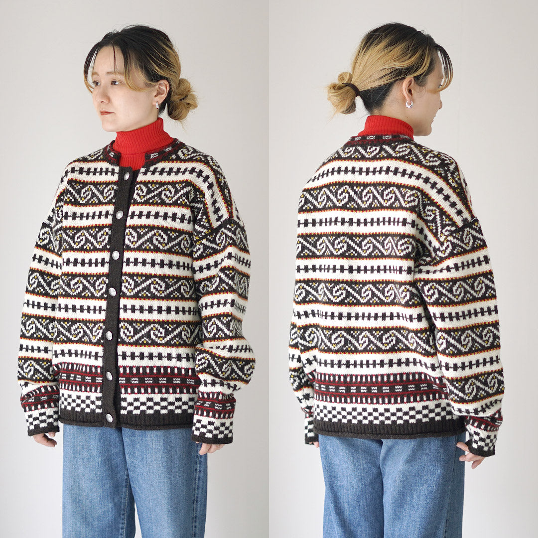 SHINZONE（シンゾーン） フェアアイル ニット カーディガン 24AMSNI07