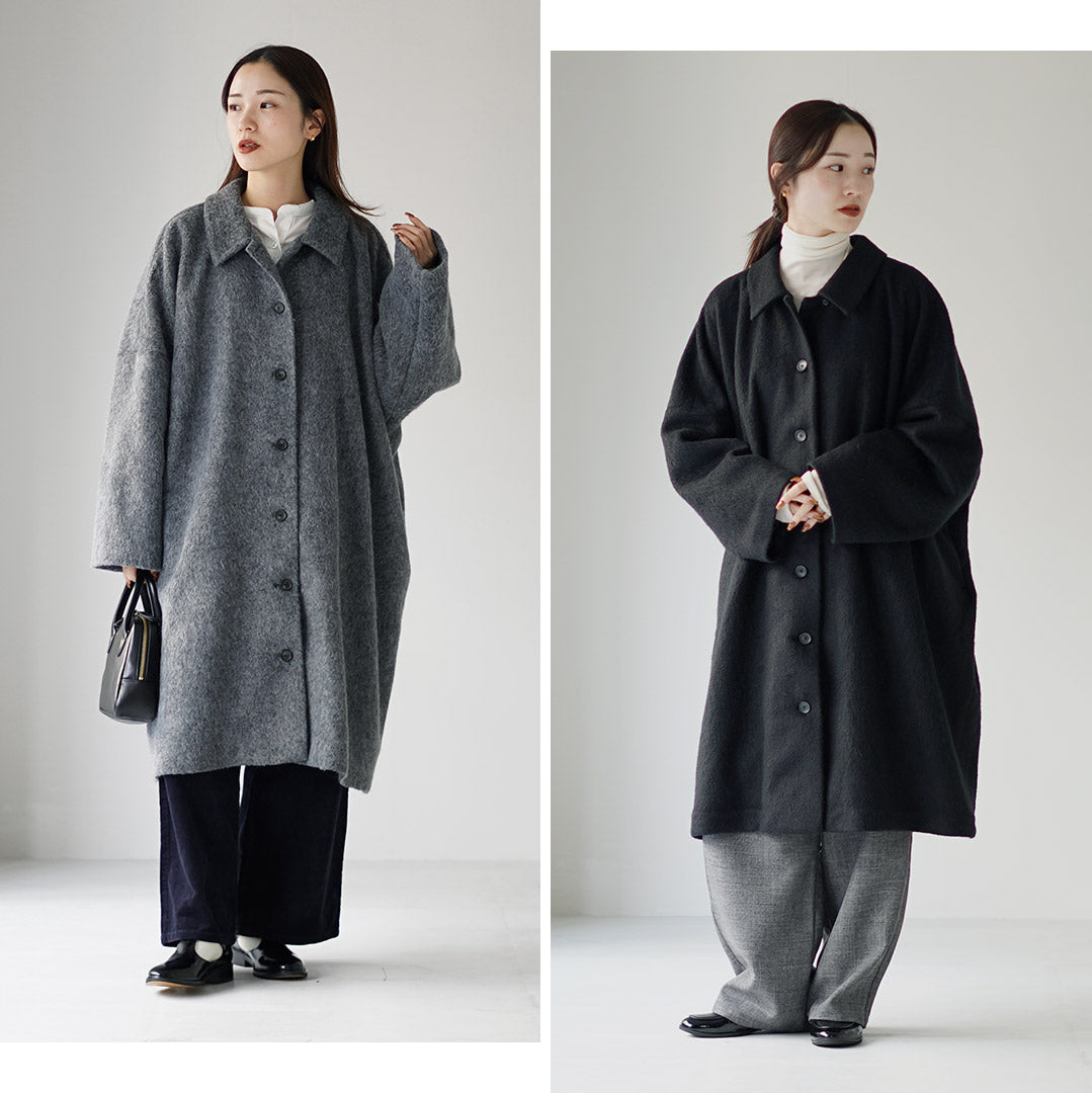 mizuiro ind（ミズイロインド） ワイドシャツ コートジャケット