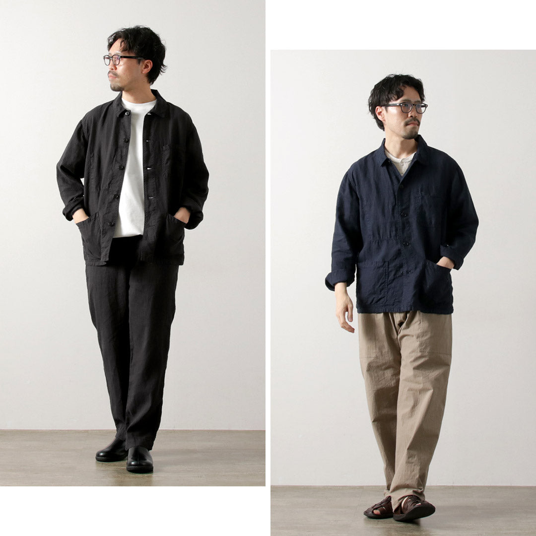 FOB FACTORY（FOBファクトリー） F2454 ヘンプ カバーオール