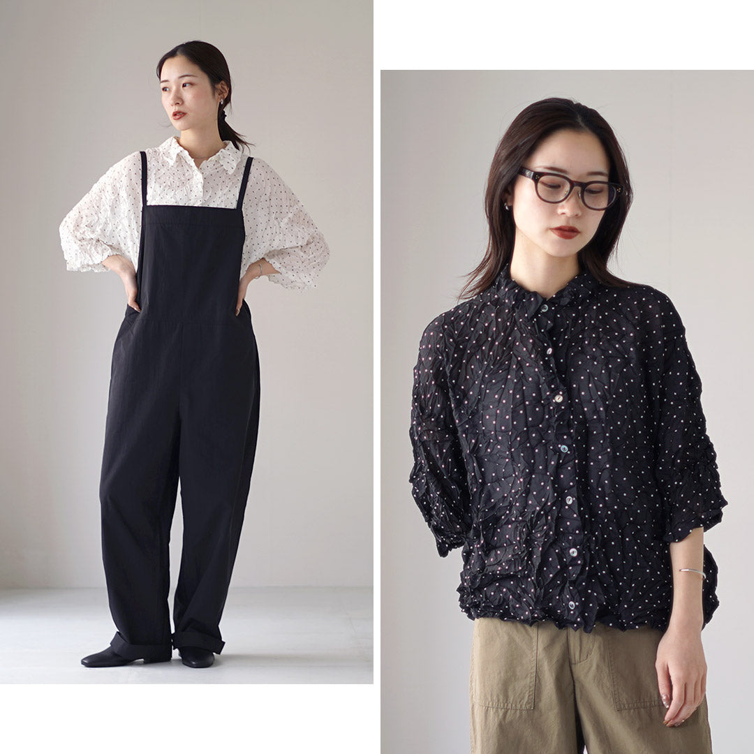 mizuiro ind（ミズイロインド） ドット プリント キャッチ ワッシャー