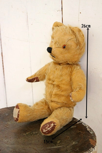 チャドバレー社小首をかしげたテディベア イギリスアンティーク雑貨