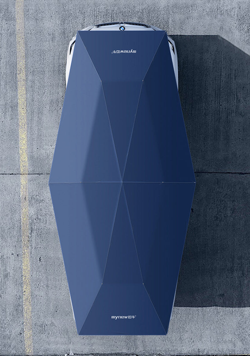 自動収納 サンシェード 傘式 折り畳 リモコン 電動 取付簡単 汎用 防風