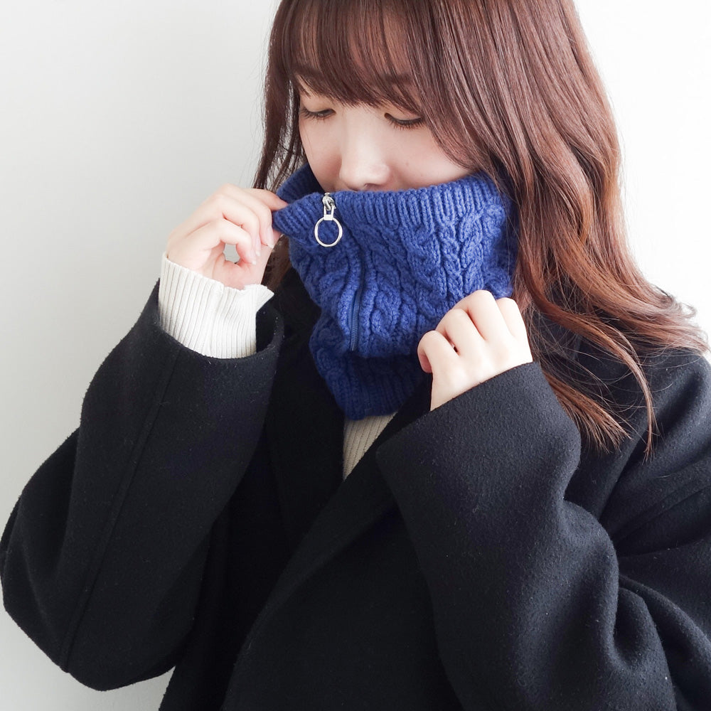 Finissage] アランニットジップネックウォーマー – HEMING'S official