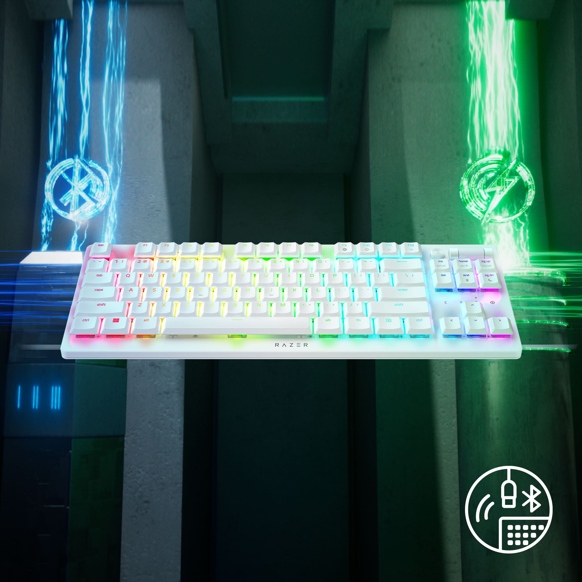 Razer DeathStalker V2 Pro Tenkeyless White Edition Linear Optical