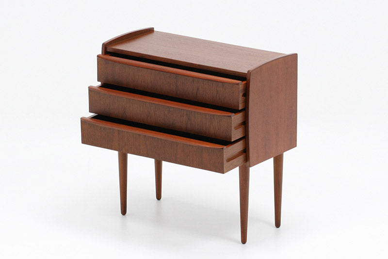 Klokken（クロッケン）チーク材3段ミニチェスト – FELICE.ONLINE