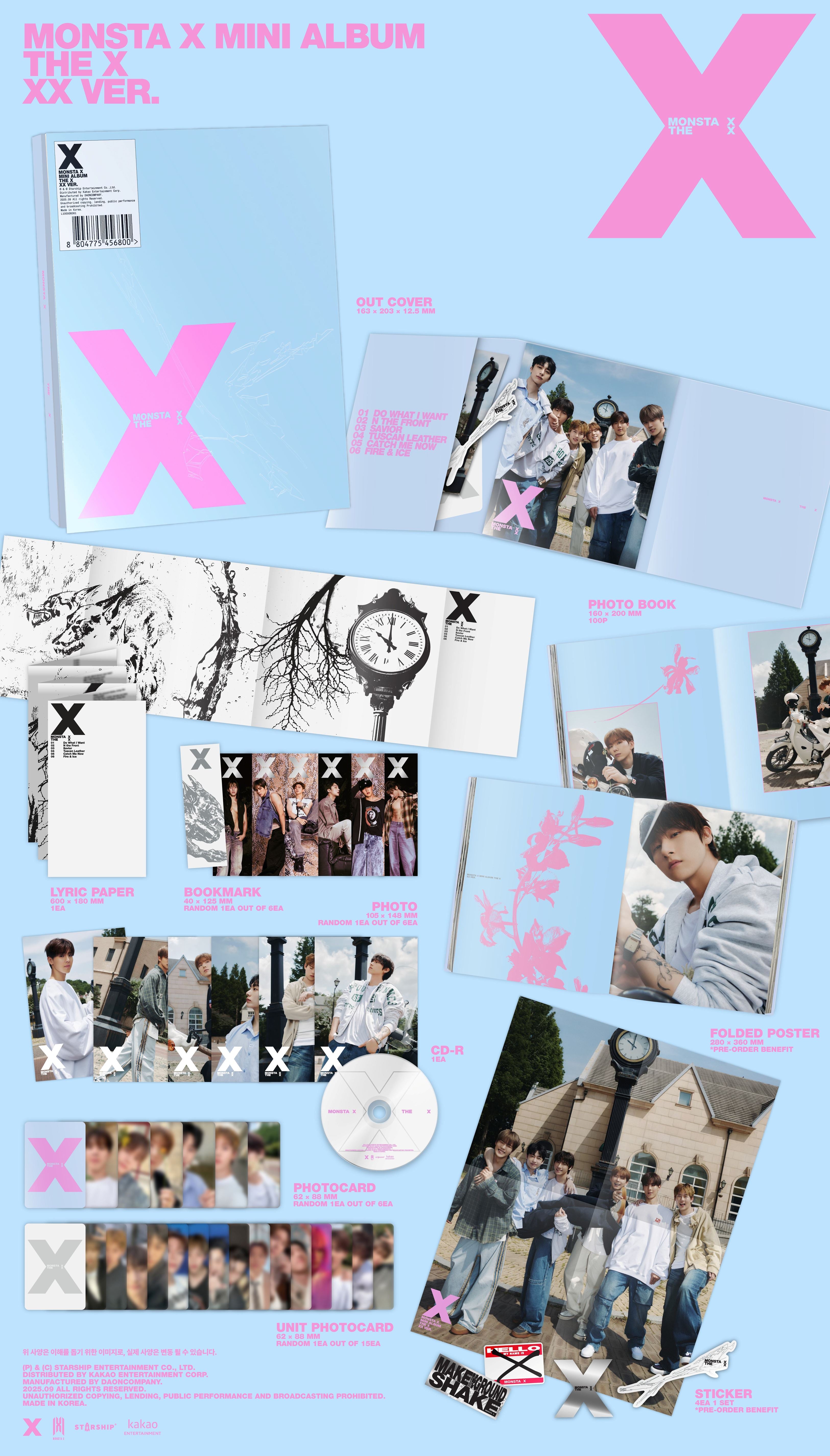 Monsta X - 11TH MINI ALBUM 'Shape of Love' [Random Version