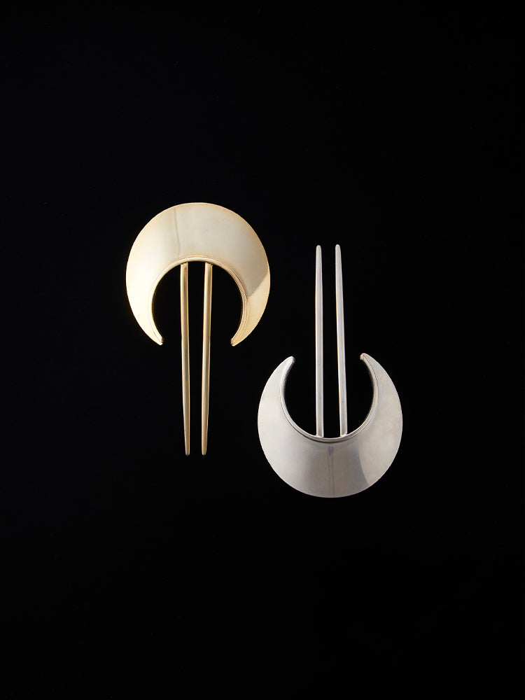 Moon Plate Hair Fork｜三日月ヘアフォーク – MARTE
