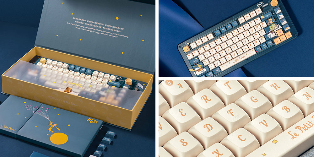 iQunix x 星の王子さま ZX75 メカニカルキーボード 有線 無線 US配列