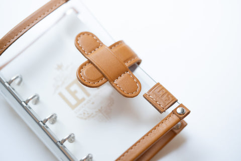 LETSクリアシステム手帳 / M5 / ナチュラル – LETS STATIONERY GOODS