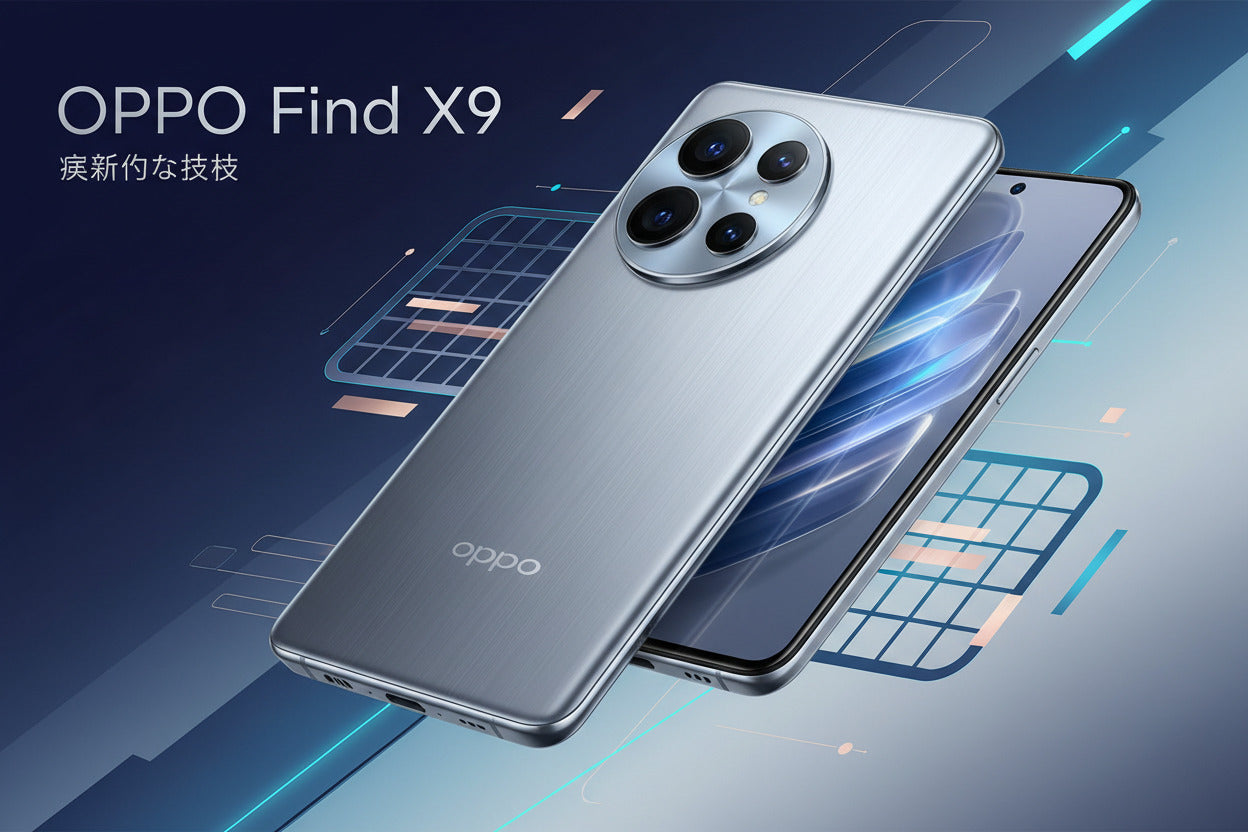 OPPO Find X9は買うべき？日本発売やスペック・バッテリー・まで徹底解説