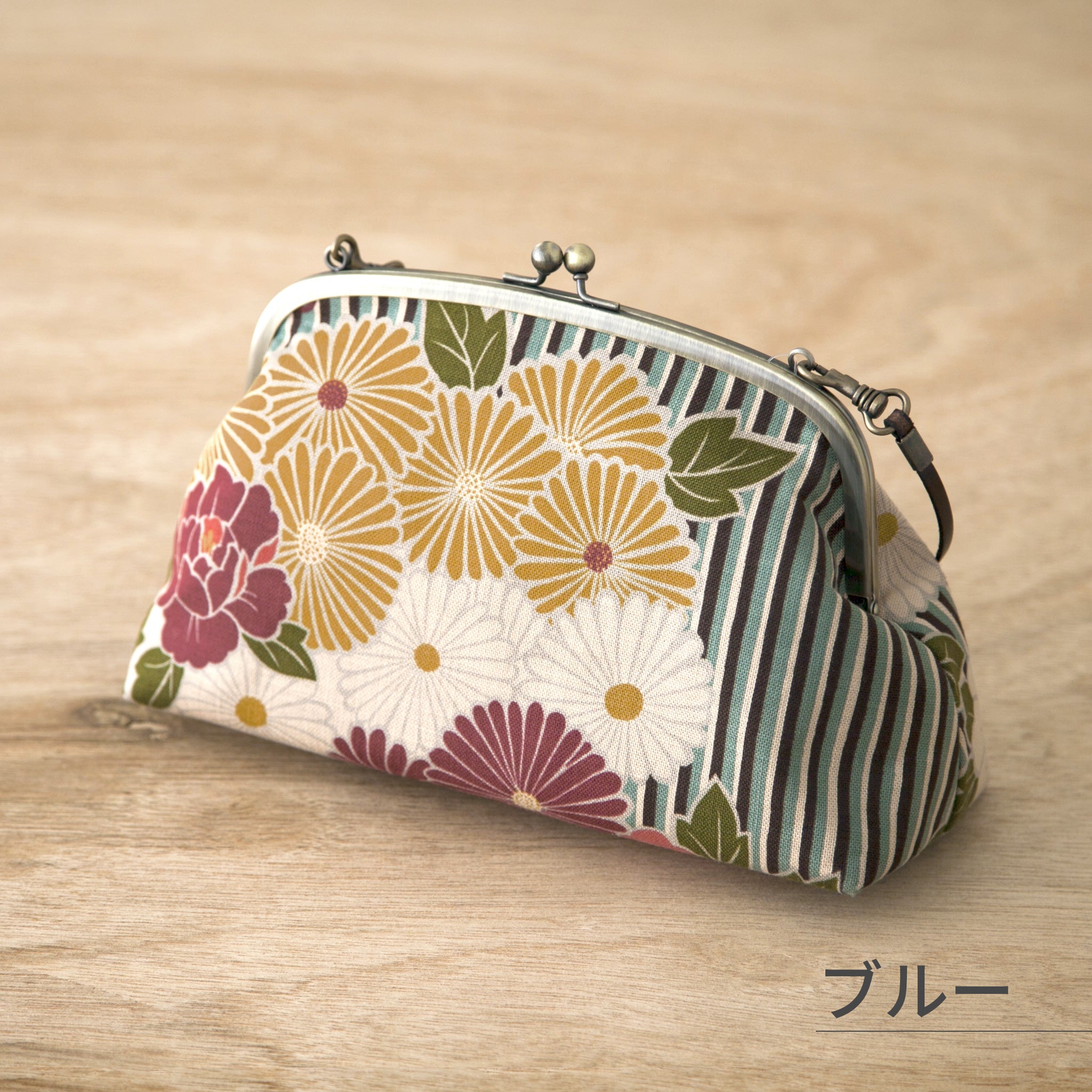 のレン 2way がま口ショルダーバッグ レトロフラワー – NOREN JAPAN