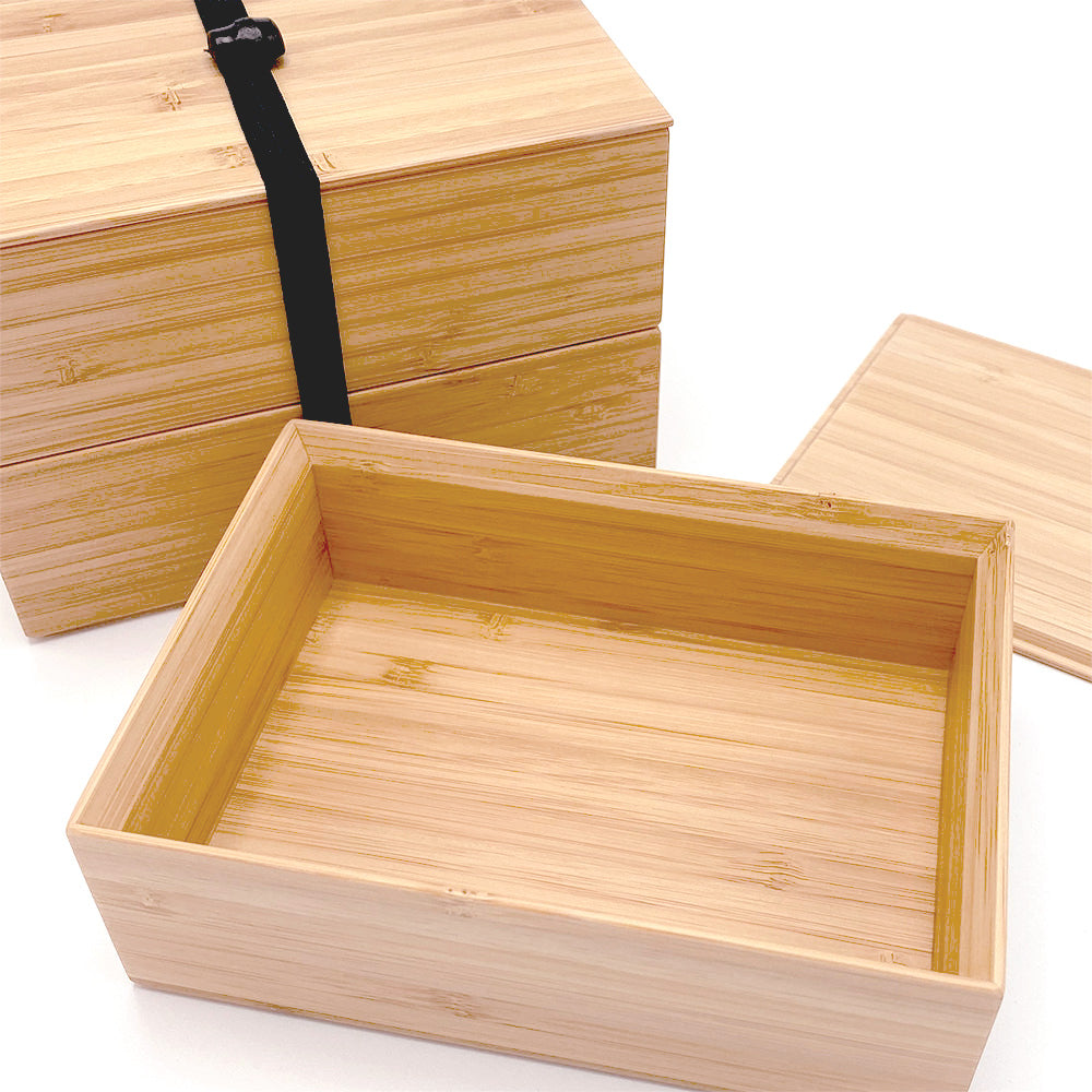 公長斎小菅 二段弁当箱 黒 ｜のレン神楽坂【公式通販】発酵、暮らしの