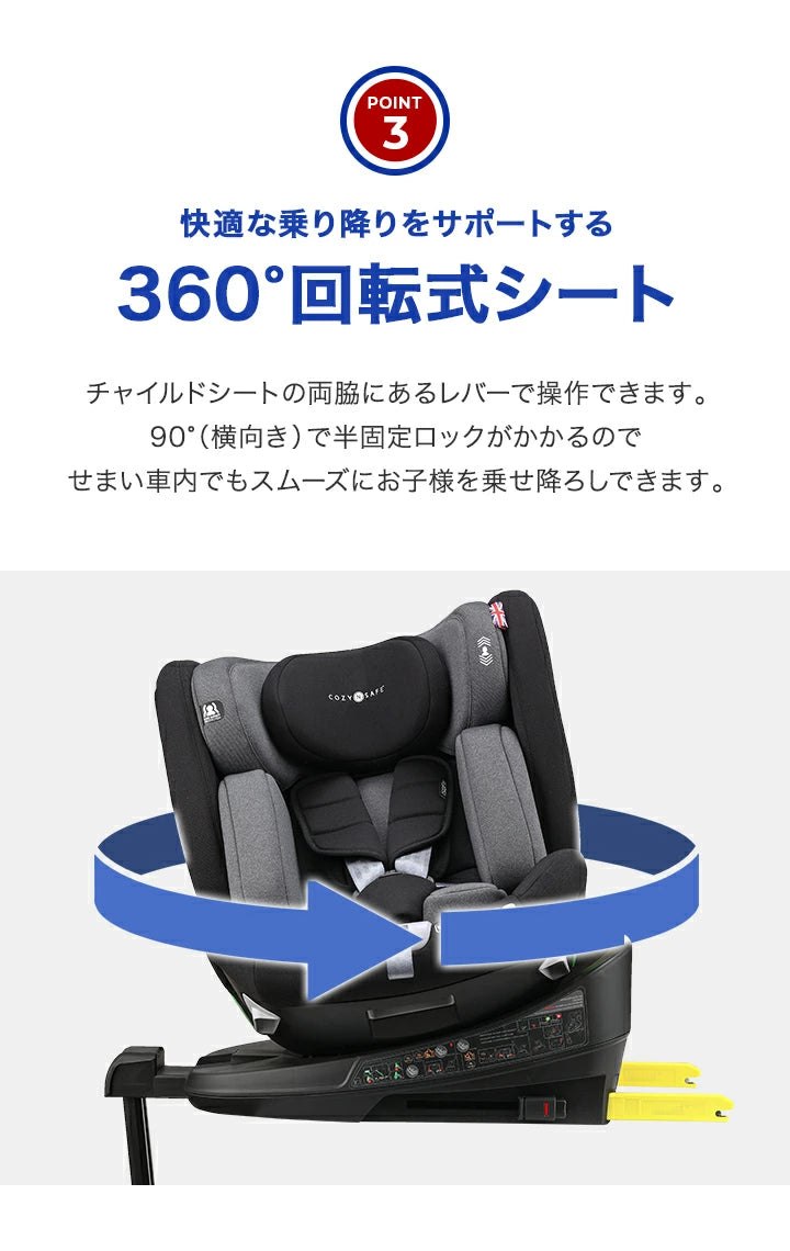 Cozyl 車用チャイルドシート チャイルドシート Cozy N Safe OMEGA i