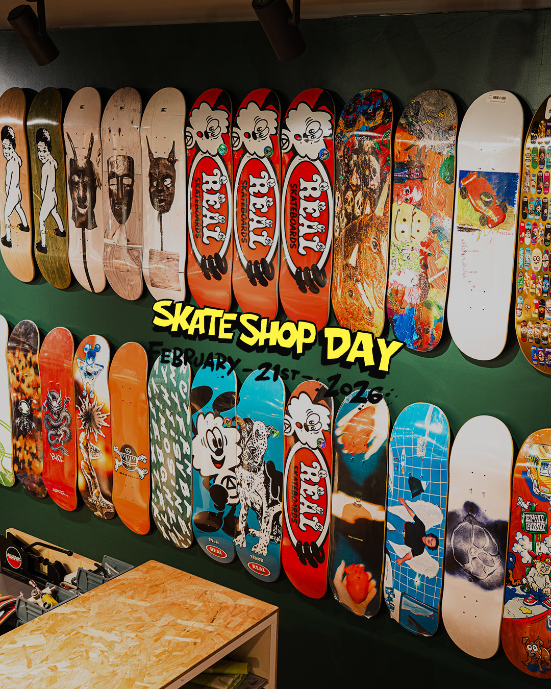 REAL SKATEBOARDS X VERDY | SKATE SHOP DAY 2026