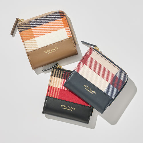 ラッキーデーに。 ブルーレーベルのチェック柄ウォレット｜BLUE LABEL