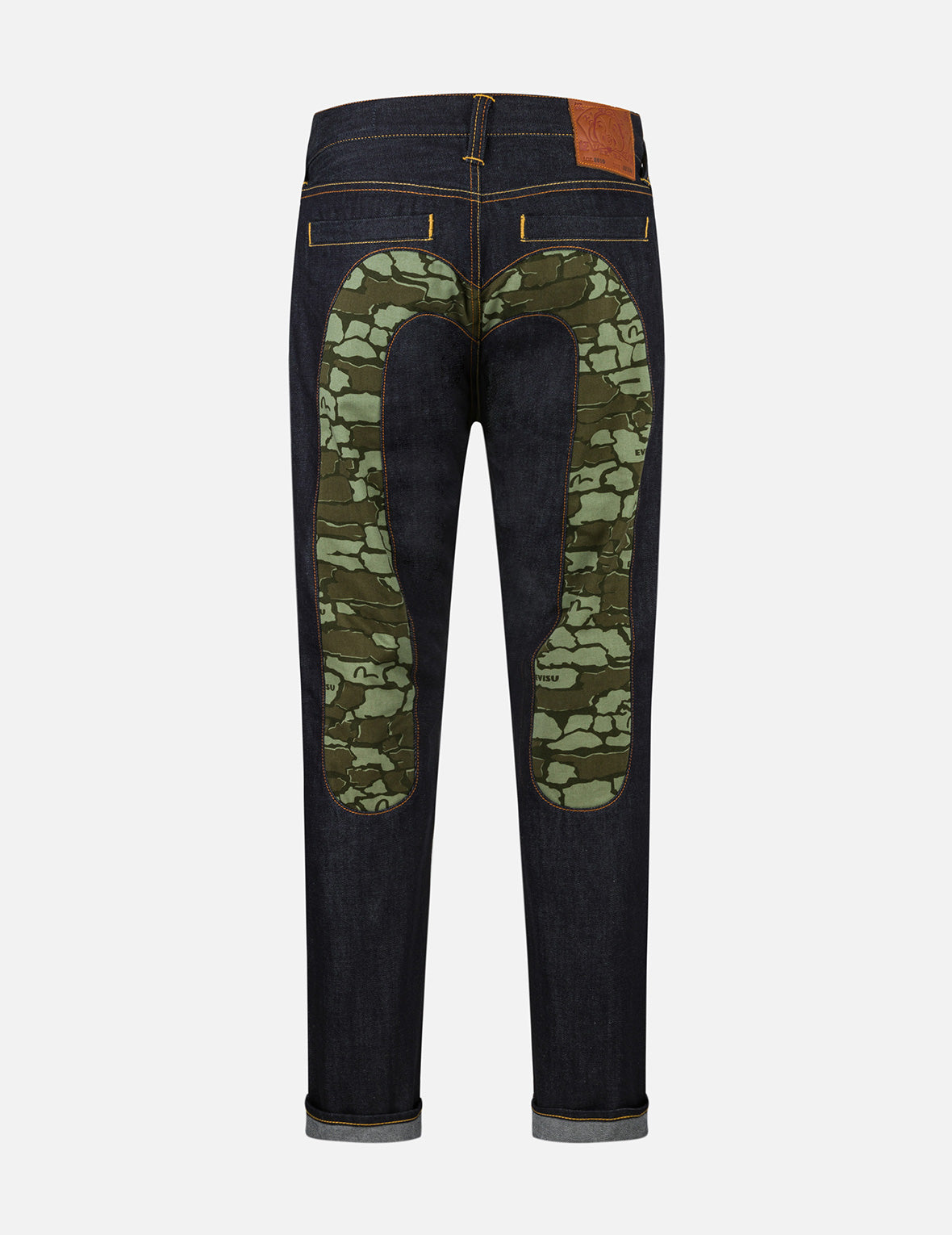 グラフィティスタイル大黒プリントスリムフィットジーンズ#2010 – EVISU