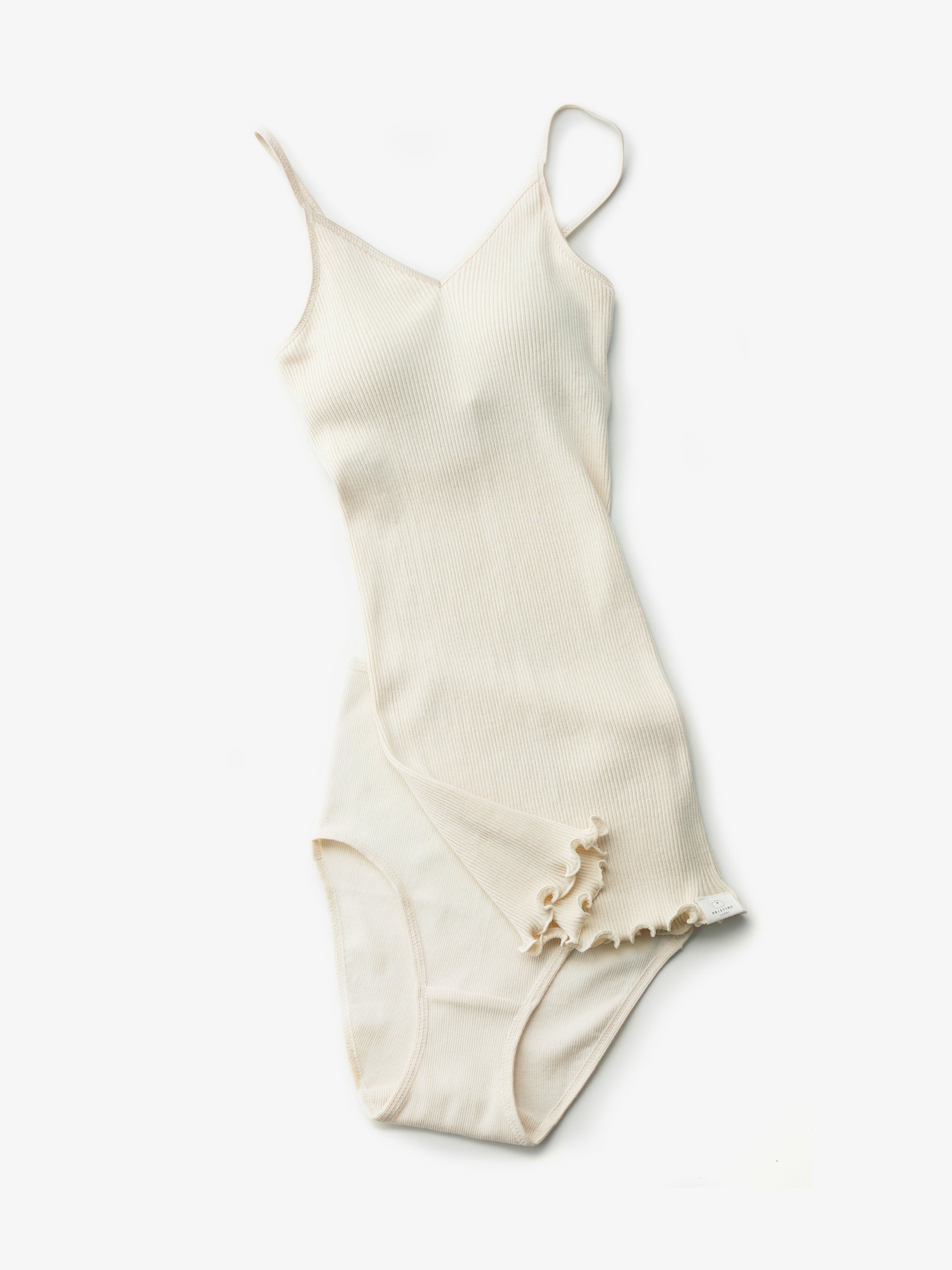 カップ付 テレコキャミソール｜PRISTINE