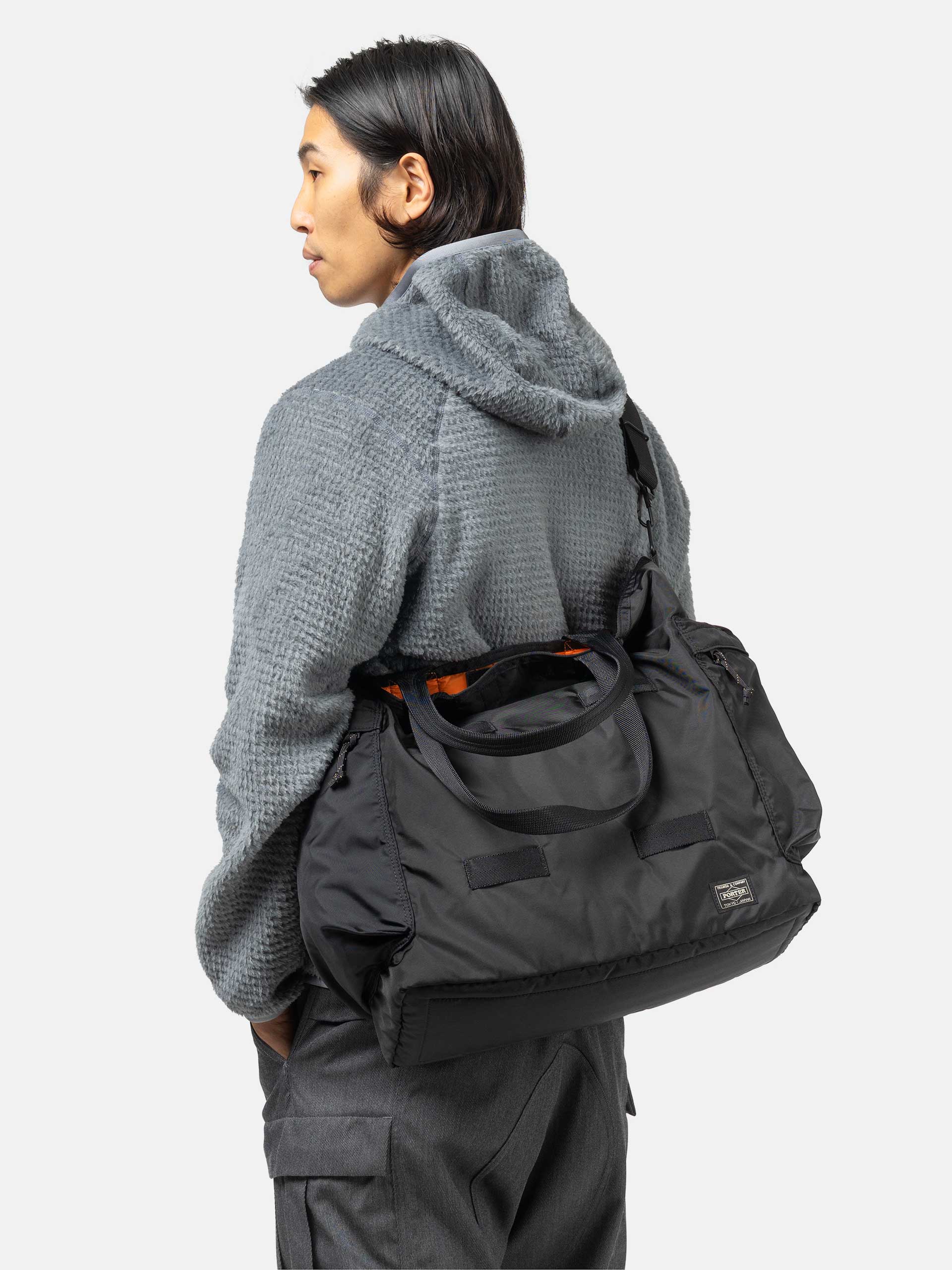 PORTER Force 2Way Tote Bag Black | HAVEN