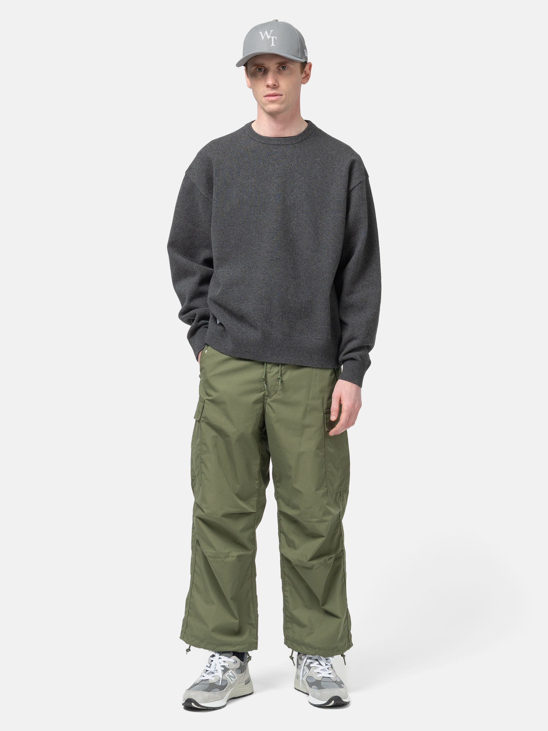 WTAPS Crewneck / Sweater / NYCO Black | HAVEN