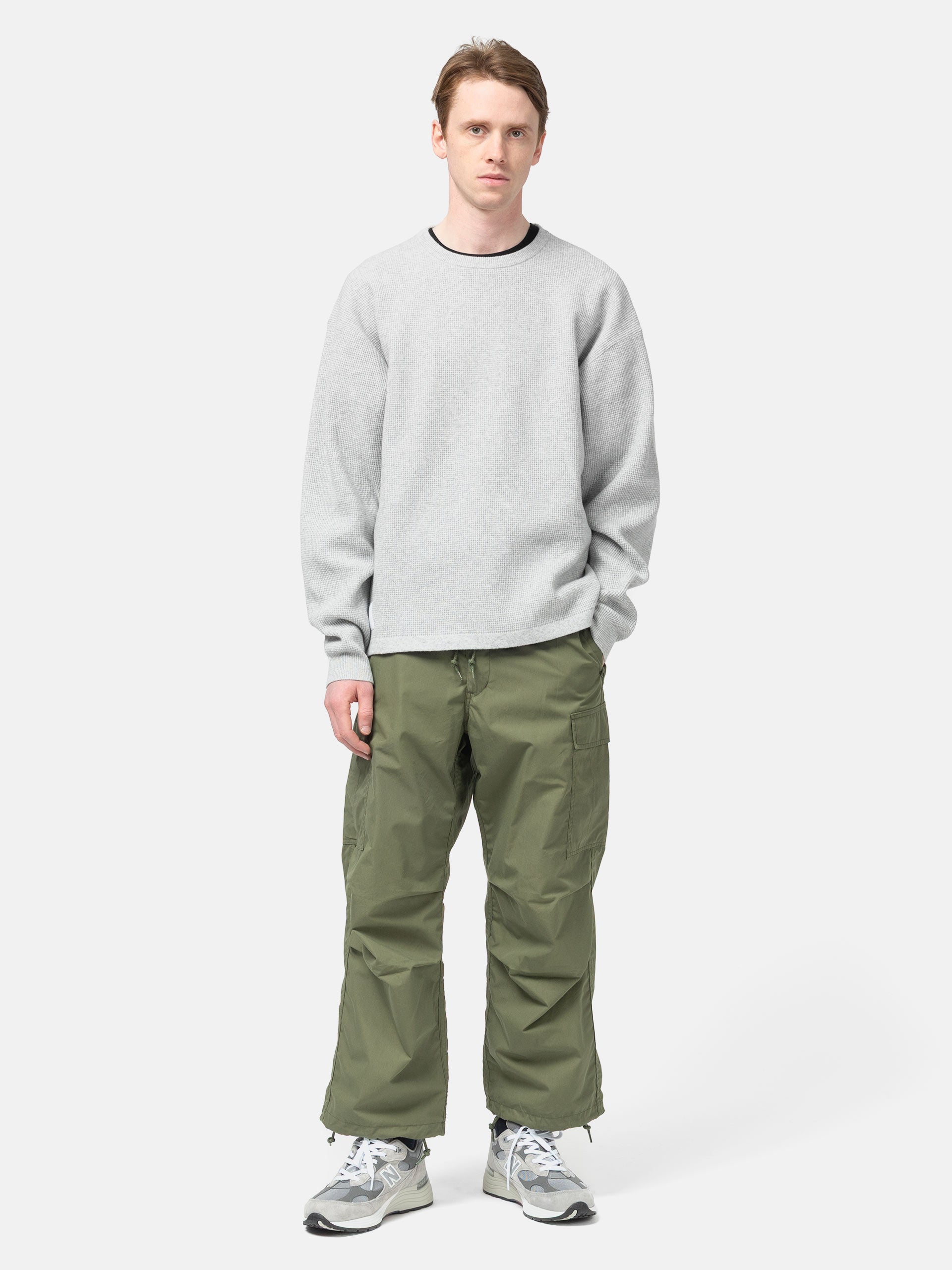 WTAPS KRS UPR / Sweater / NYCO Gray | HAVEN